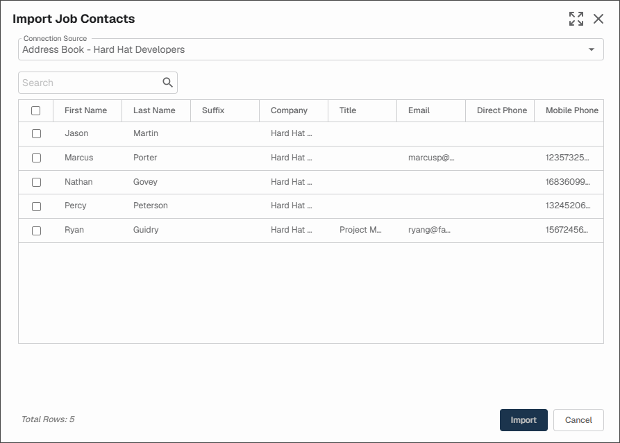 ImportJobContacts