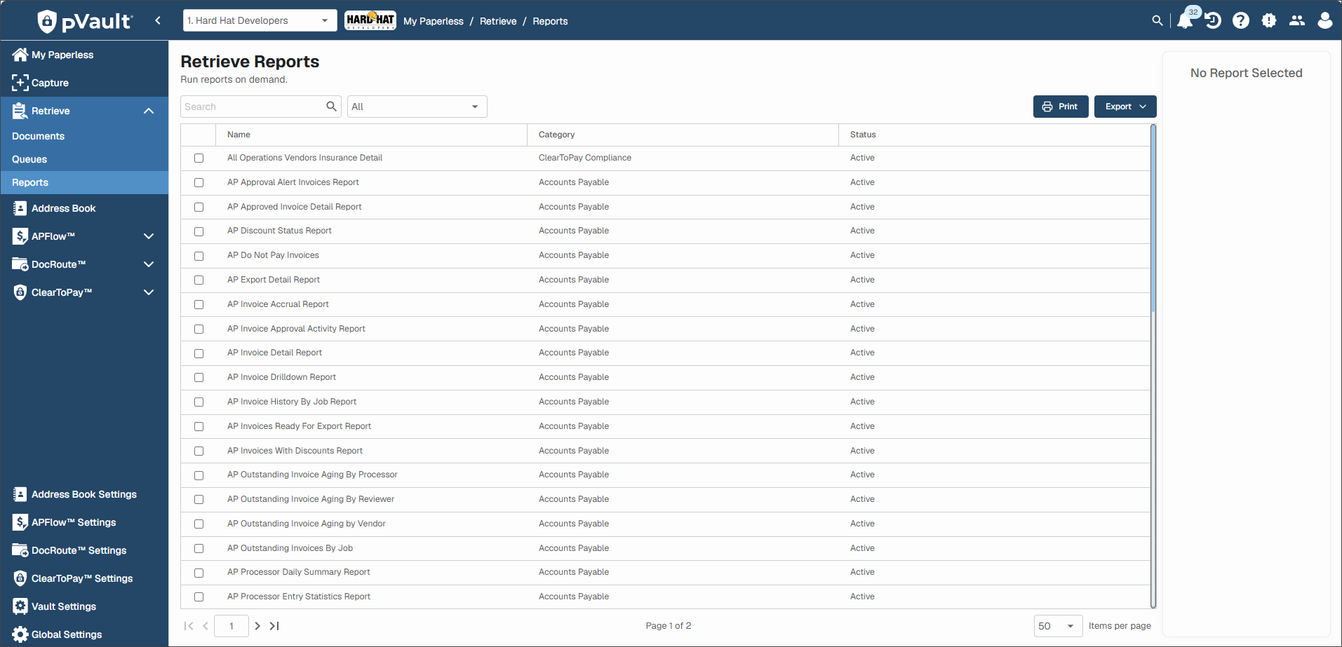 Retrieve_ReportsLandingpage